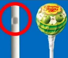 棒棒糖棍上为什么有一个或两个孔？这个小孔起什么作用？