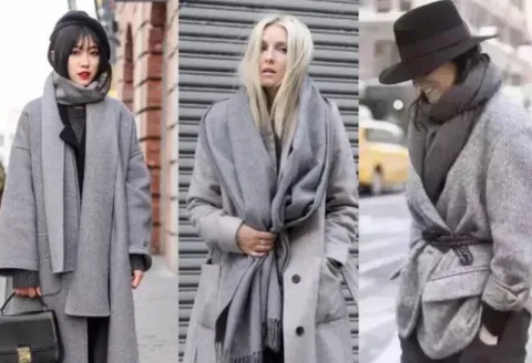 灰色大衣配什么围巾？寒冬季节突显气质搭配方法推荐？
